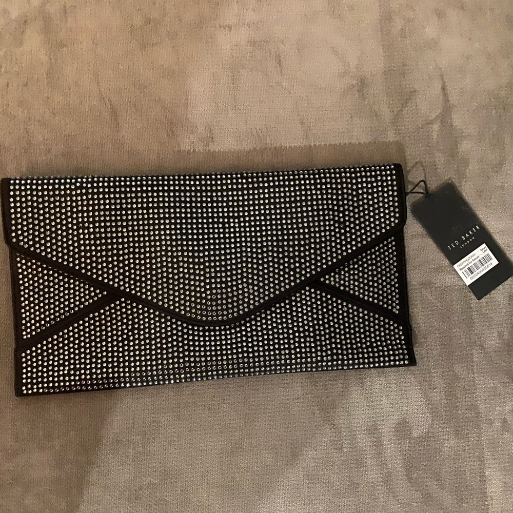 Ted Baker Studded Envelope Clutch Bag